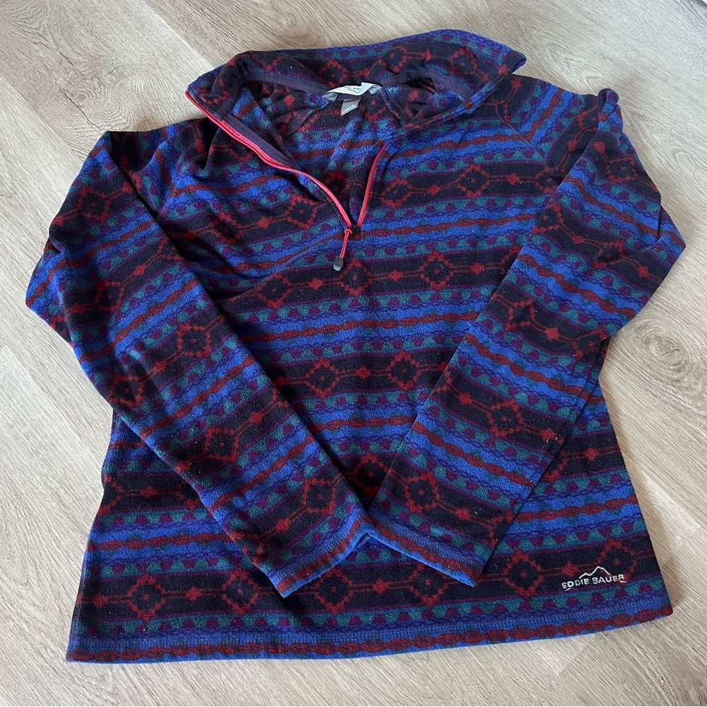Eddie Bauer quarter zip fleece